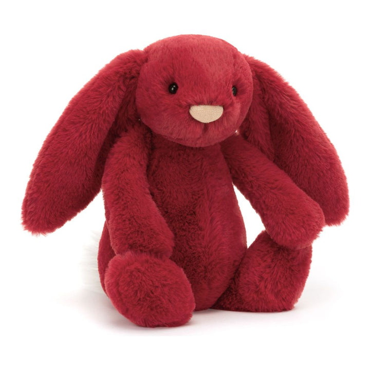 Jellycat Bashful Luxe Bunny Plush Toy - Scarlett (Medium, 12 inch) Default Title