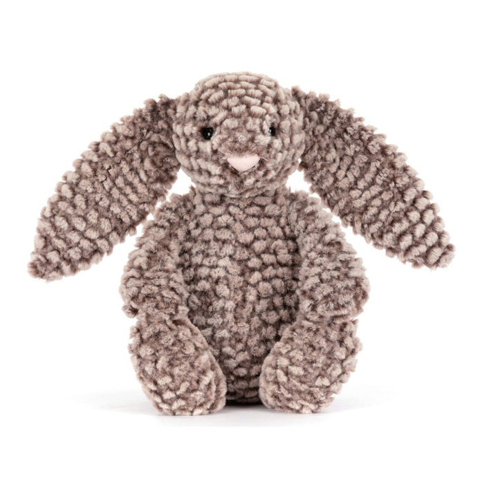 Jellycat Bashful Luxe Bunny Plush Toy - Pine (Medium, 12 inch)