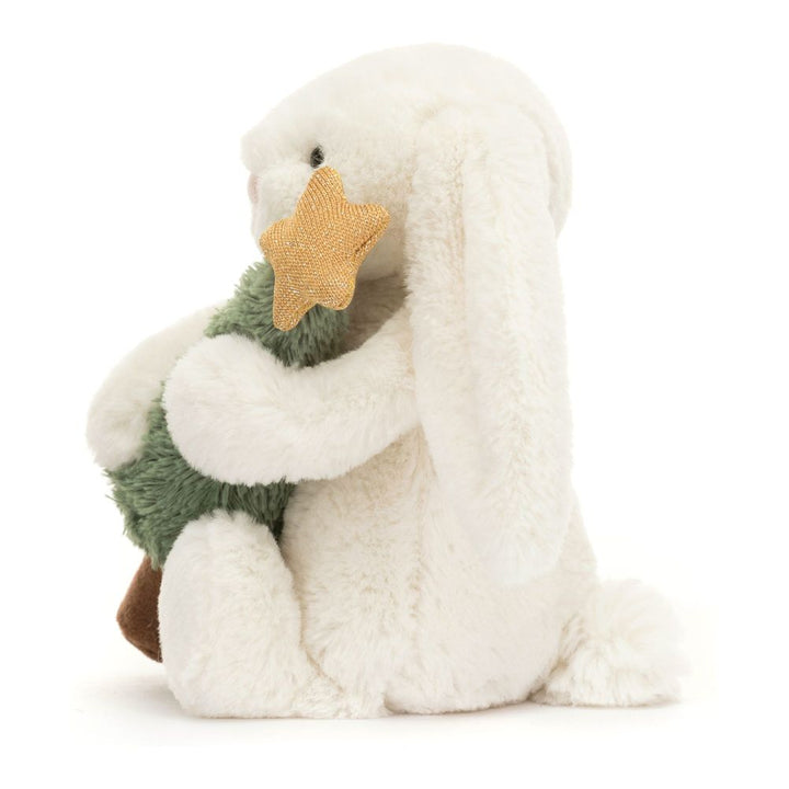 Jellycat Bashful Bunny Plush Toy - Christmas Tree