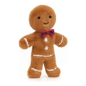Jellycat Jolly Gingerbread Plush Toy - Fred (Medium, 8 inch) Default Title