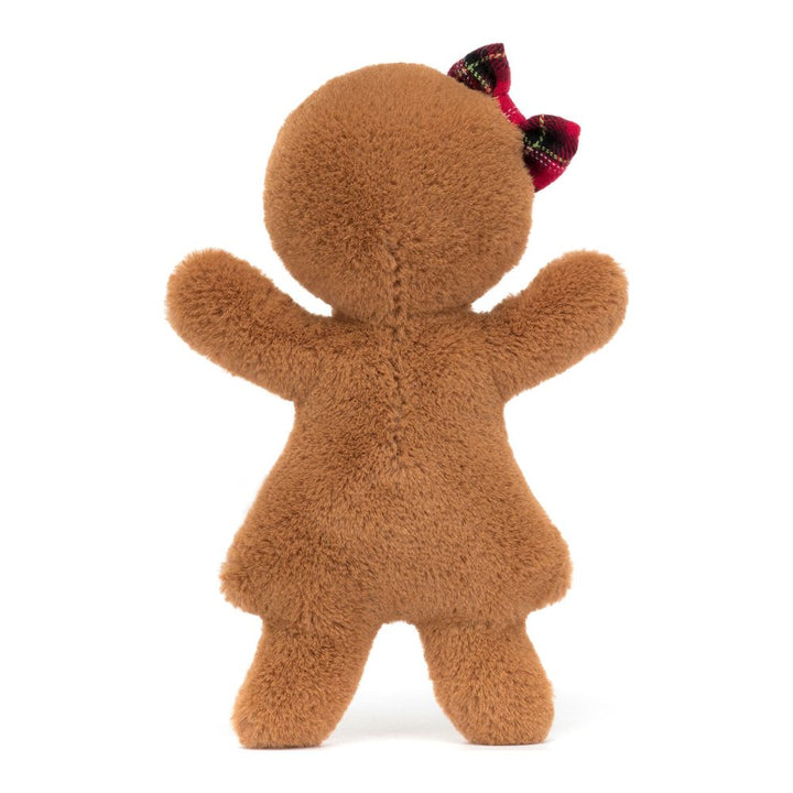 Jellycat Jolly Gingerbread Plush Toy - Ruby (Medium, 8 inch)