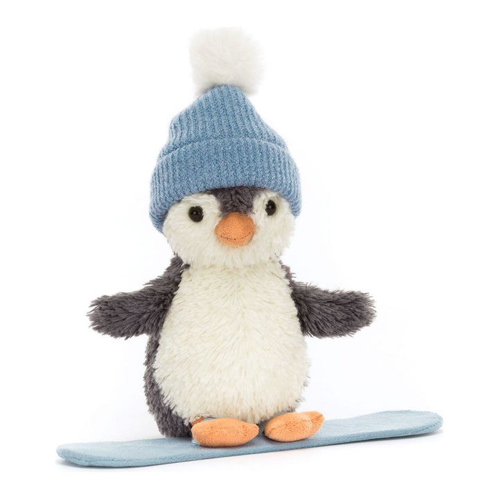 Jellycat Plush Toy - Snowboarding Peanut Penguin (5 inch) Default Title