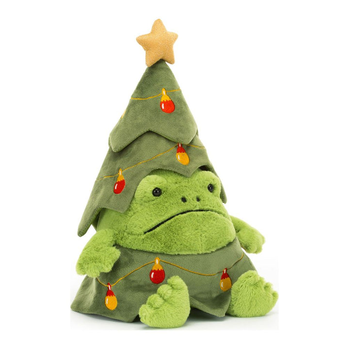 Jellycat Plush Toy - Christmas Tree Ricky Rain Frog Default Title