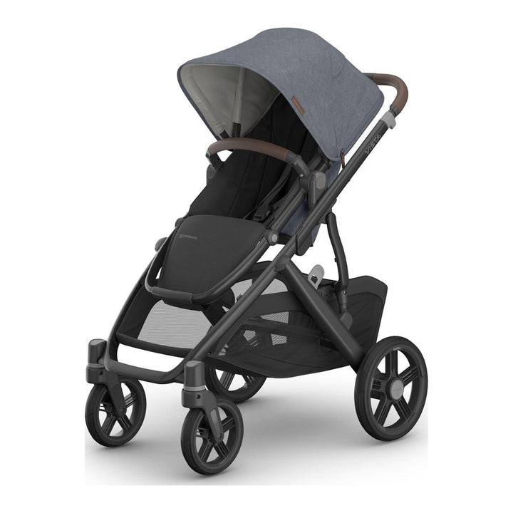 UPPAbaby Vista V3 Stroller Julian (Dusty Blue Melange on Carbon Frame)