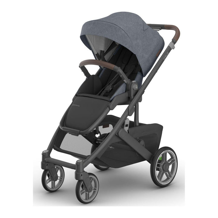 UPPAbaby Cruz V3 Stroller Julian (Dusty Blue Melange on Carbon Frame)