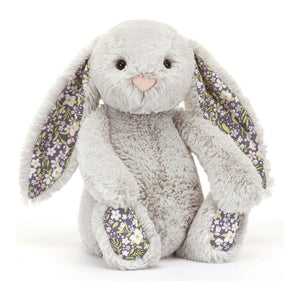 Jellycat Blossom Bunny Plush Toy - Silver Bloom Bunny (Medium, 12 inch) Default Title
