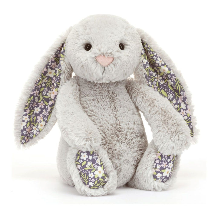 Jellycat Blossom Bunny Plush Toy - Silver Bloom Bunny (Medium, 12 inch) Default Title