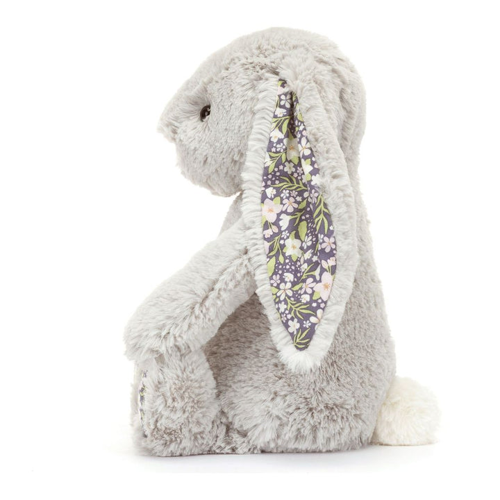 Jellycat Blossom Bunny Plush Toy - Silver Bloom Bunny (Medium, 12 inch)