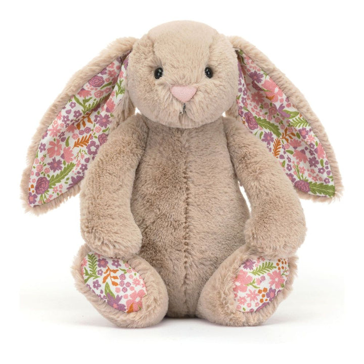 Jellycat Blossom Bunny Plush Toy - Beige Petal Bunny (Small, 6 inch)