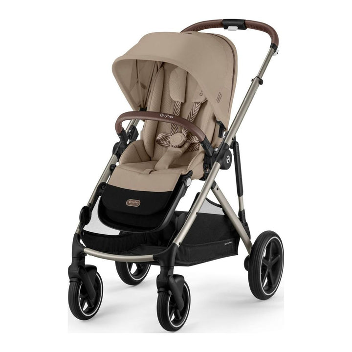 Cybex Gazelle S Modular Stroller - Almond Beige with Taupe Chassis (97891) (Open Box) Default Title