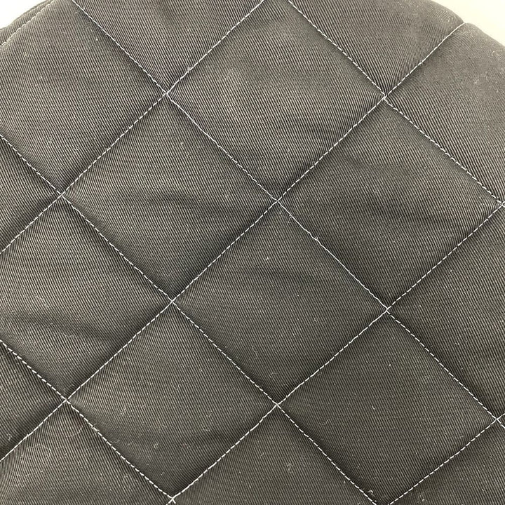 BabyBjorn Bouncer Bliss in Woven Fabric - Classic Quilt, Black on Dark Grey Frame (97922) (Open Box)