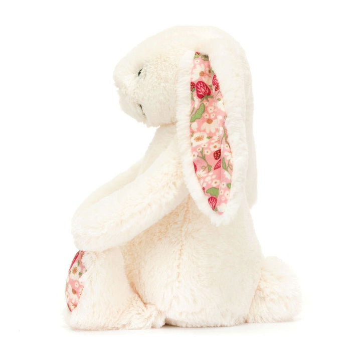 Jellycat Blossom Bunny Plush Toy - Cream Berry Bunny (Small, 6 inch)