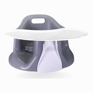 Upseat Baby Floor and Booster Seat with Tray - Grey (97980) (Open Box)