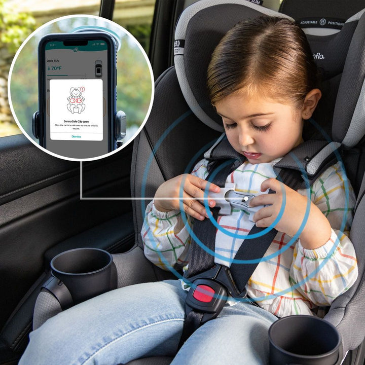 Evenflo GOLD Revolve360 Slim 2-In-1 Rotational Convertible Car Seat with Sensorsafe