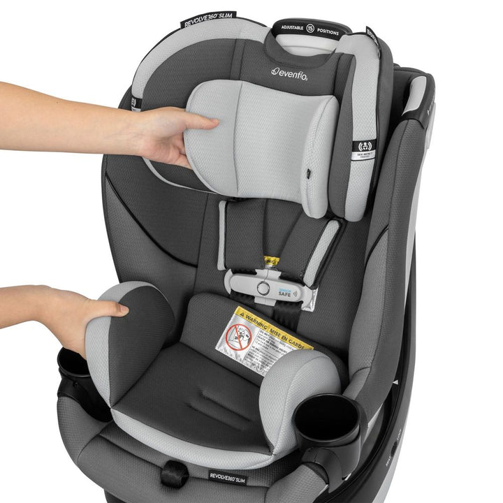 Evenflo GOLD Revolve360 Slim 2-In-1 Rotational Convertible Car Seat with Sensorsafe