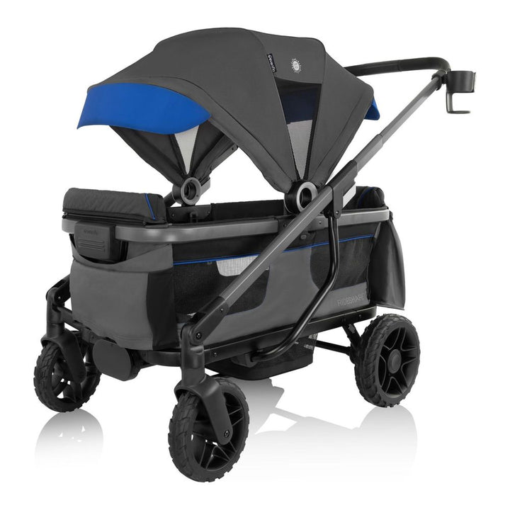 Evenflo Shyft Rideshare All-Terrain Performance Stroller Wagon Electric Blue