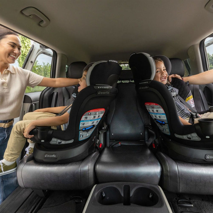 Evenflo Revolve360 Slim 2-In-1 Rotational Convertible Car Seat - Canton Black