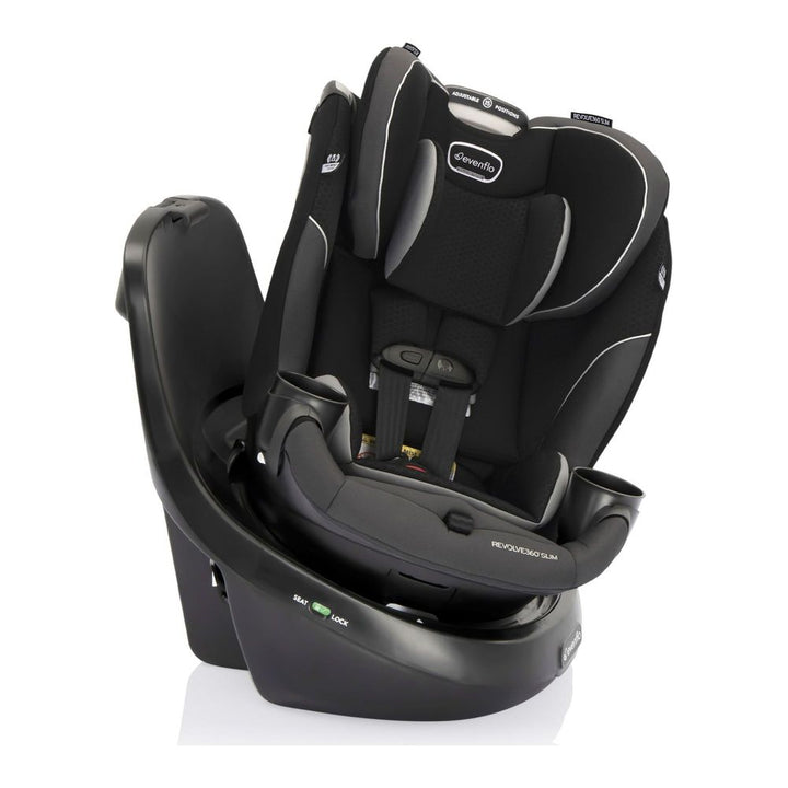 Evenflo Revolve360 Slim 2-In-1 Rotational Convertible Car Seat - Canton Black