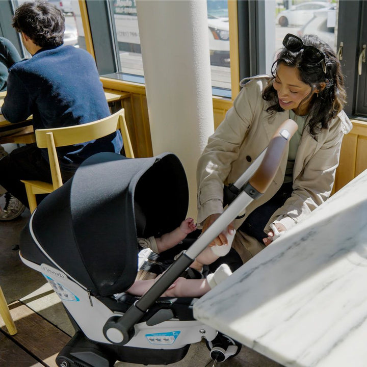 Evenflo GOLD Shyft DualRide Infant Car Seat & Stroller Combo - Moonstone