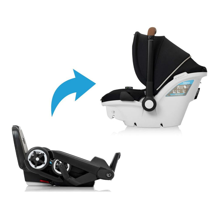 Evenflo GOLD Shyft DualRide Infant Car Seat & Stroller Combo - Moonstone