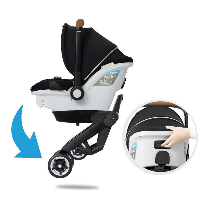 Evenflo GOLD Shyft DualRide Infant Car Seat & Stroller Combo - Moonstone