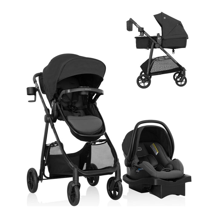 Evenflo Omni Signature and LiteMax Travel System - Porto Black Default Title