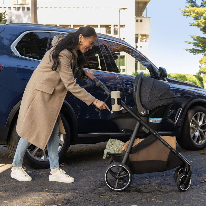 Evenflo Shyft Intuiti and Revolve180 LiteMax NXT Travel System - Black Shale