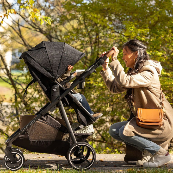 Evenflo Shyft Intuiti and Revolve180 LiteMax NXT Travel System - Black Shale