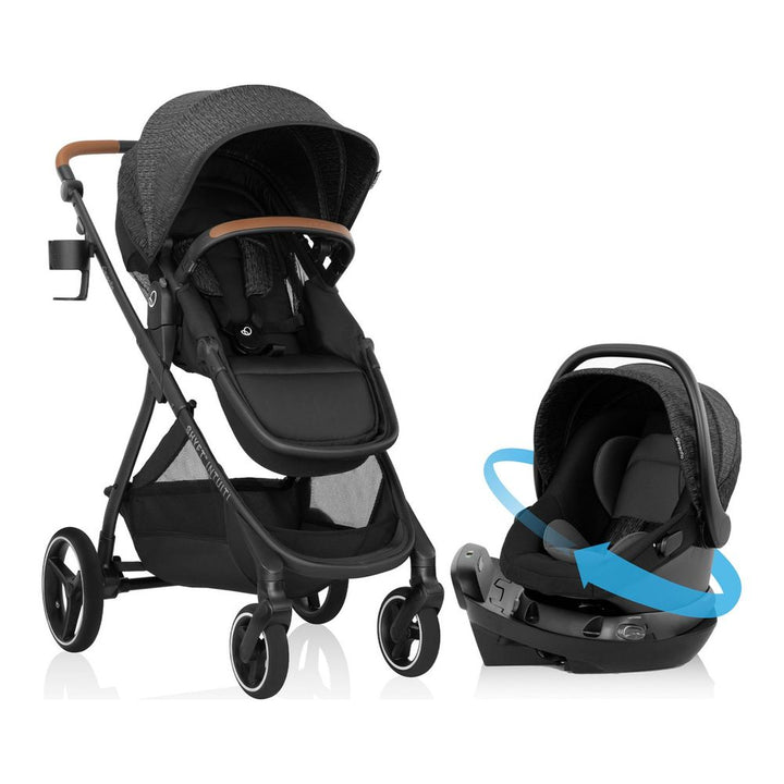Evenflo Shyft Intuiti and Revolve180 LiteMax NXT Travel System - Black Shale Default Title