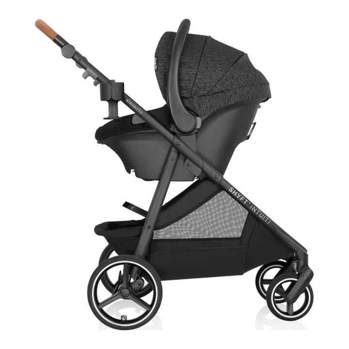 Evenflo Shyft Intuiti and Revolve180 LiteMax NXT Travel System - Black Shale