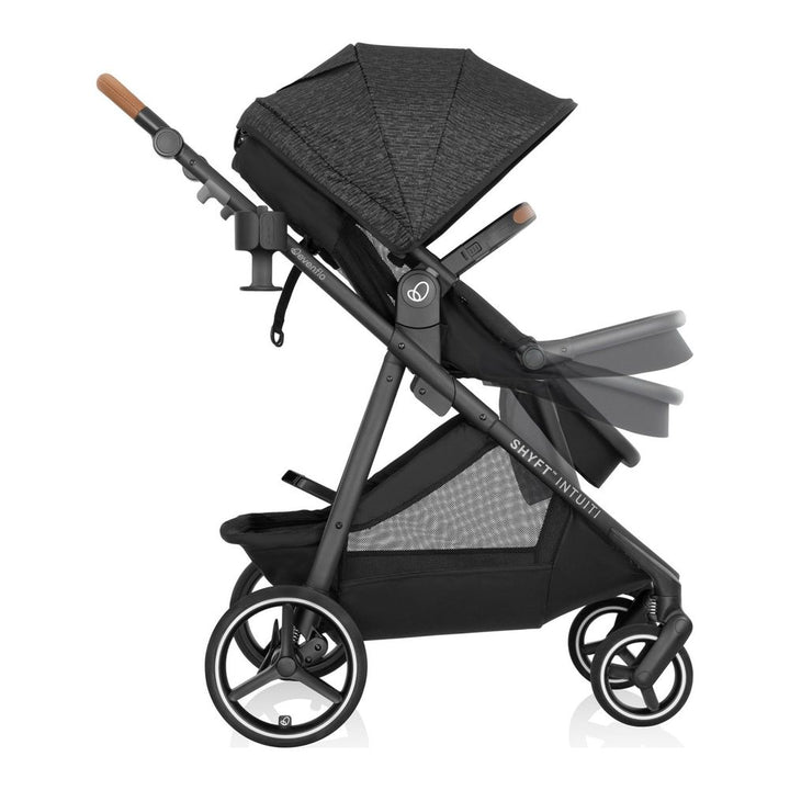 Evenflo Shyft Intuiti and Revolve180 LiteMax NXT Travel System - Black Shale