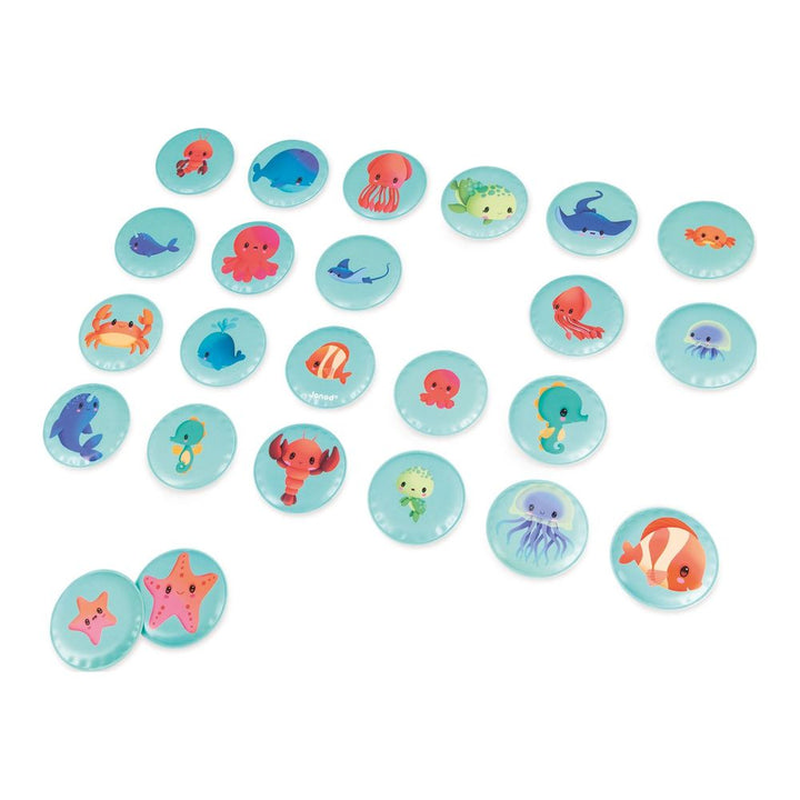 Janod Memory Game Toy Set - Baby Animals