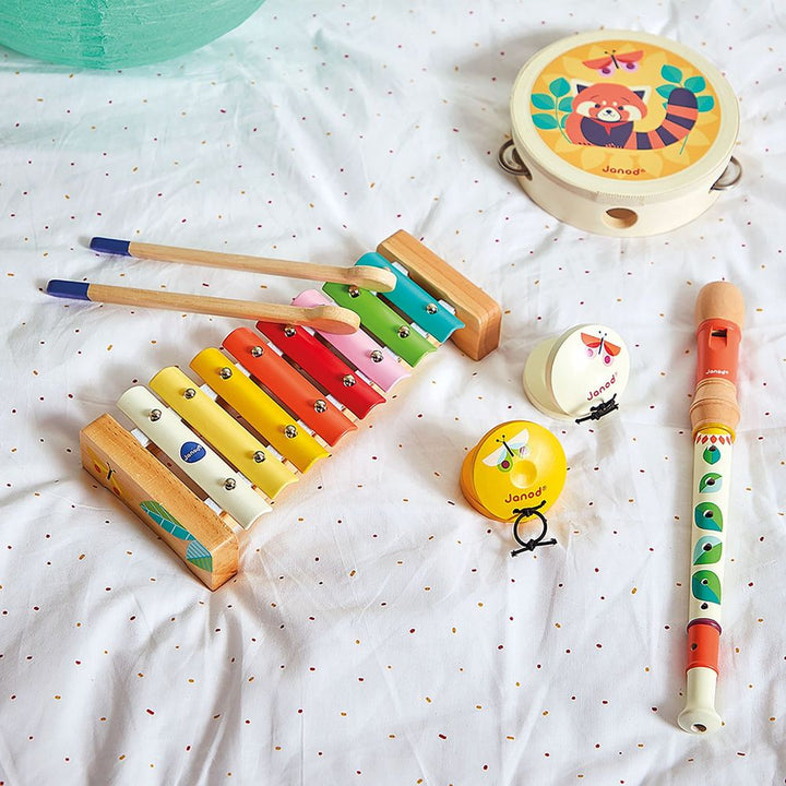 Janod Gioia 4-Piece Musical Toys Set