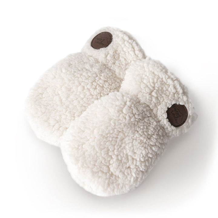 Petit Coulou Sherpa Teddy Bear Baby Gift Box - Cream