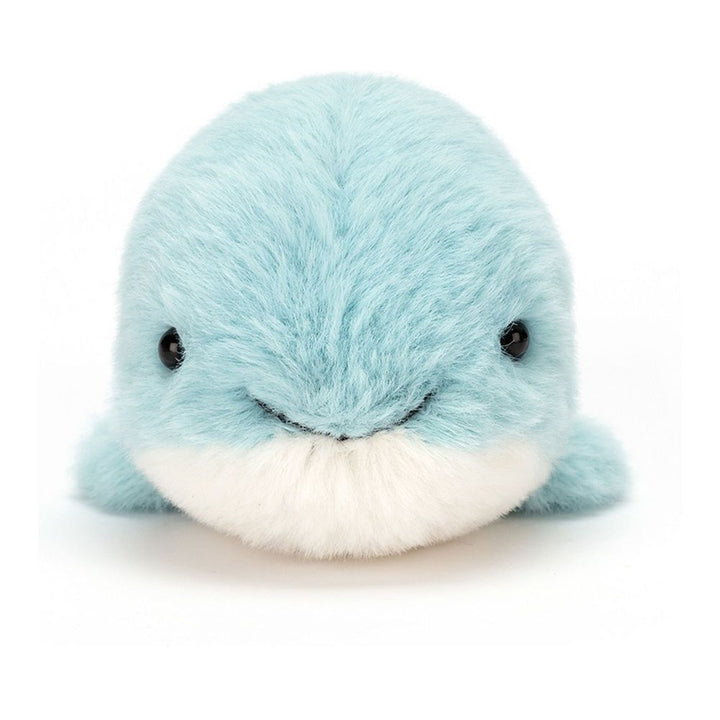 Jellycat Fluffy Plush Toy - Fluffy Whale (4 inch)