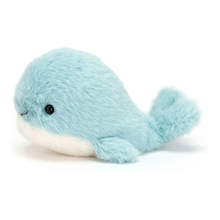 Jellycat Fluffy Plush Toy - Fluffy Whale (4 inch)