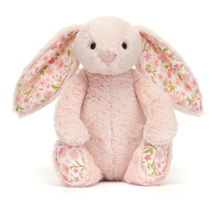 Jellycat Blossom Bunny Plush Toy - Cherry Blush Bunny (Small, 7 inch)
