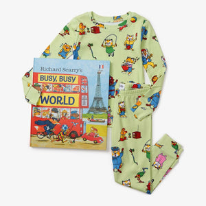 Books to Bed Pajama & Book Set - Busy World 2T