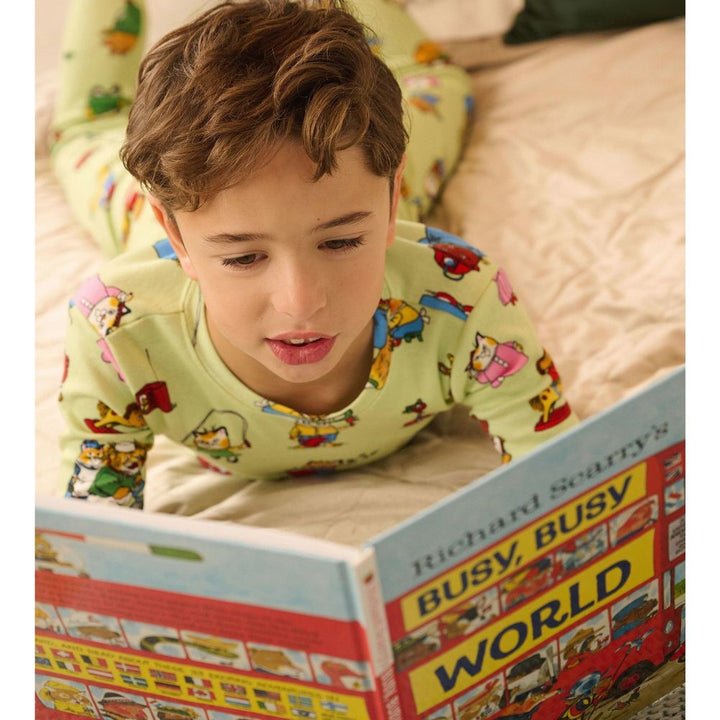 Books to Bed Pajama & Book Set - Busy World