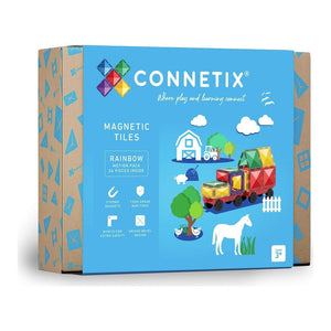 Connetix 24-Piece Magnetic Tiles Motion Pack - Rainbow Default Title