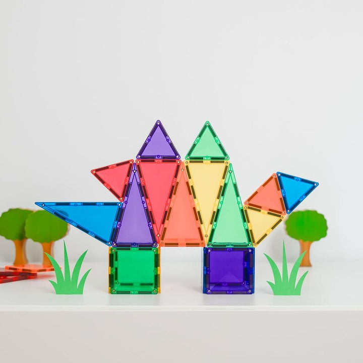 Connetix 24-Piece Magnetic Tiles Mini Pack - Rainbow