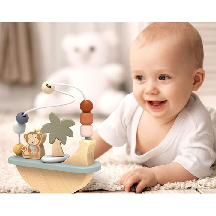 Speedy Monkey Rocking Beads Maze Activity Toy