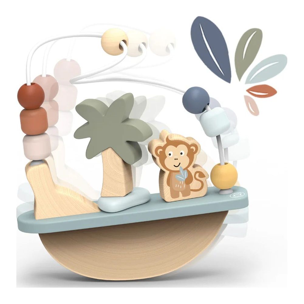 Cbeebies Rocking Monkey Speedy Monkey Rocking Beads Maze Activity Toy – Dear-Born Baby