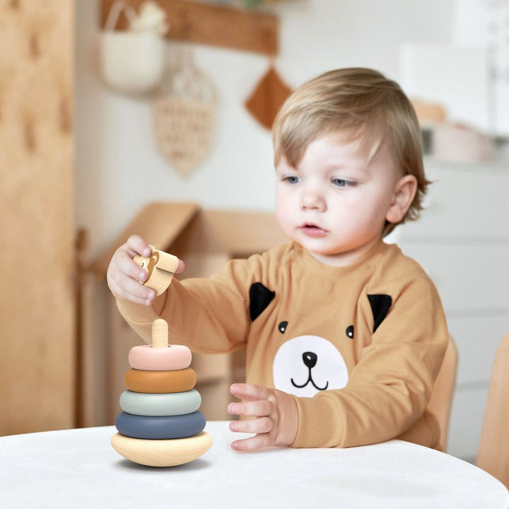 Speedy Monkey Roly Poly Stacker Activity Toy