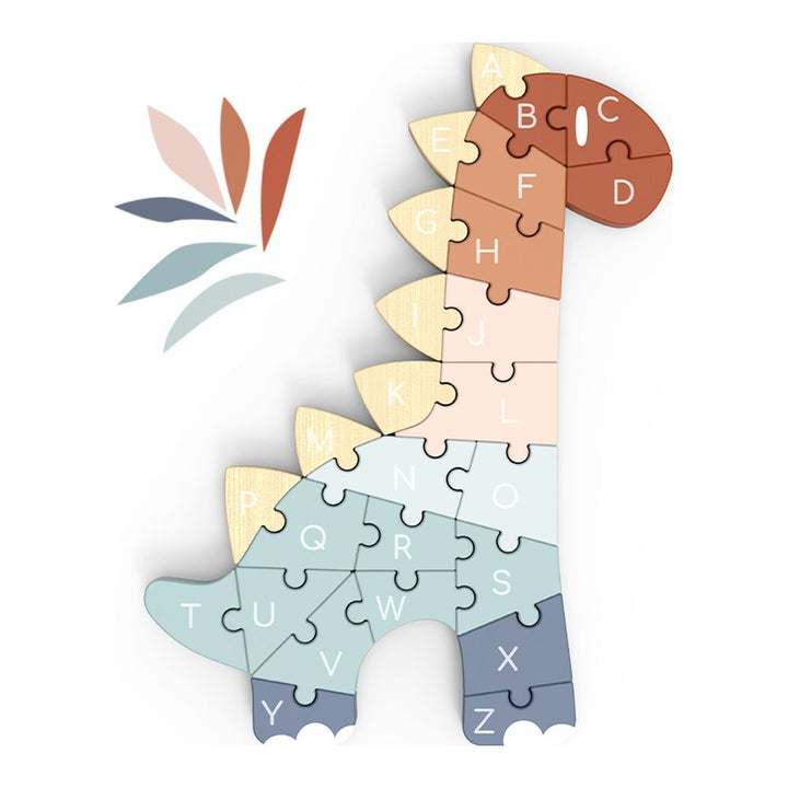 Speedy Monkey ABC Dino Puzzle Activity Toy