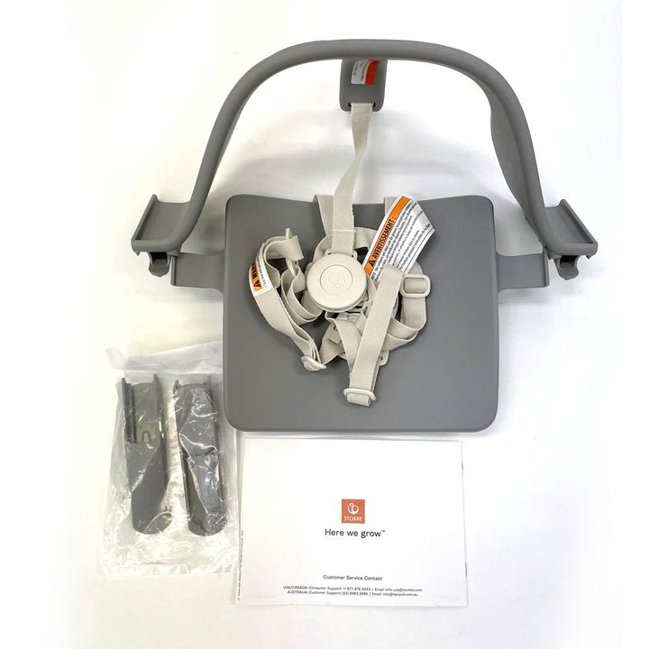 Tripp Trapp Baby Set2 with Harness & Extended Gliders - Storm Grey (98180) (Open Box)