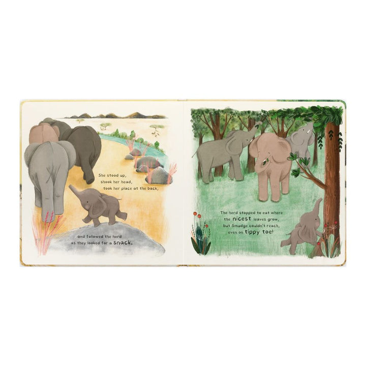 Jellycat Smudge the Littlest Elephant Book