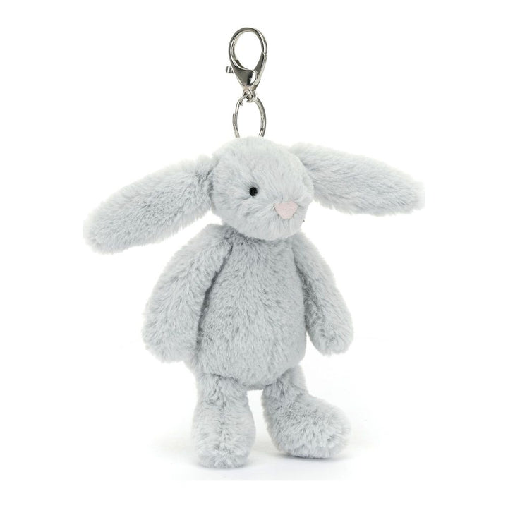 Jellycat Amuseables Bag Charm - Bashful Silver Bunny Default Title
