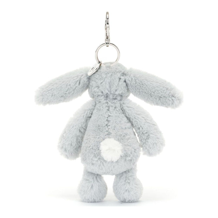 Jellycat Amuseables Bag Charm - Bashful Silver Bunny