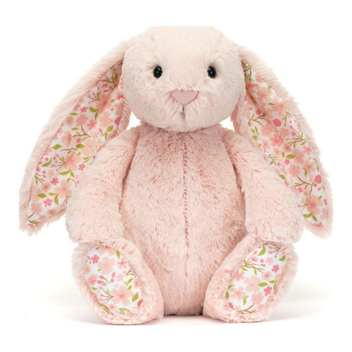 Jellycat Blossom Bunny Plush Toy - Cherry Blush Bunny (Medium, 12 inch)